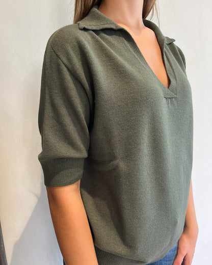 Polo manica corta in viscosa art.520911 CHEAP&CHIC