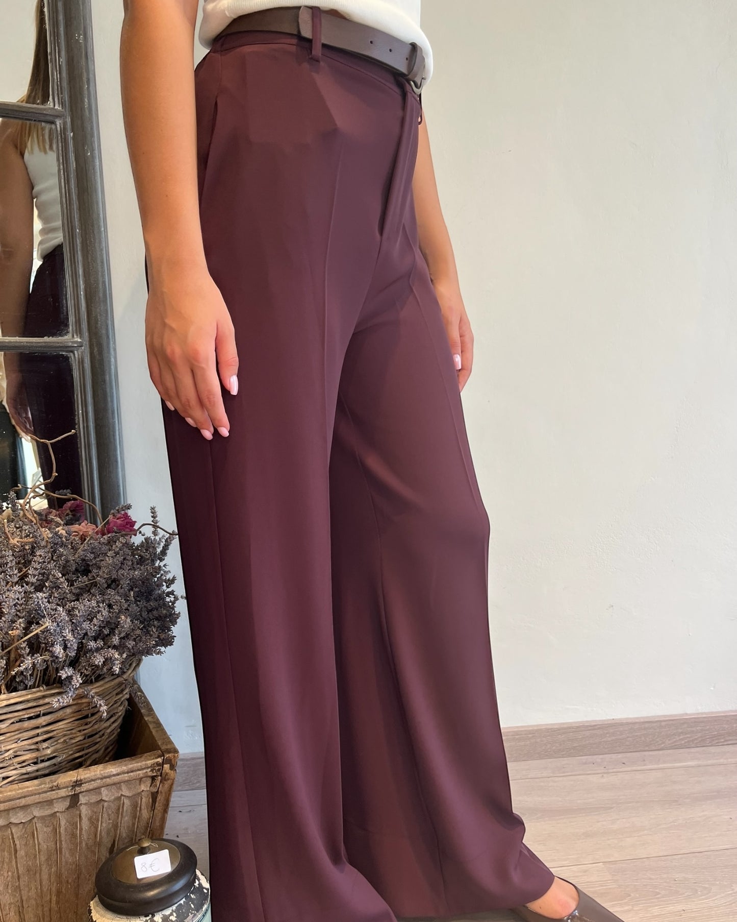 Pantalone palazzo con cintura art. AI254065 MOTEL