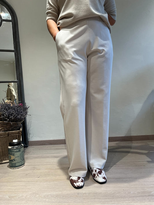 Pantalone dritto maglia cupro art.L12YBF GOLIA Lola di Sandro ferrone