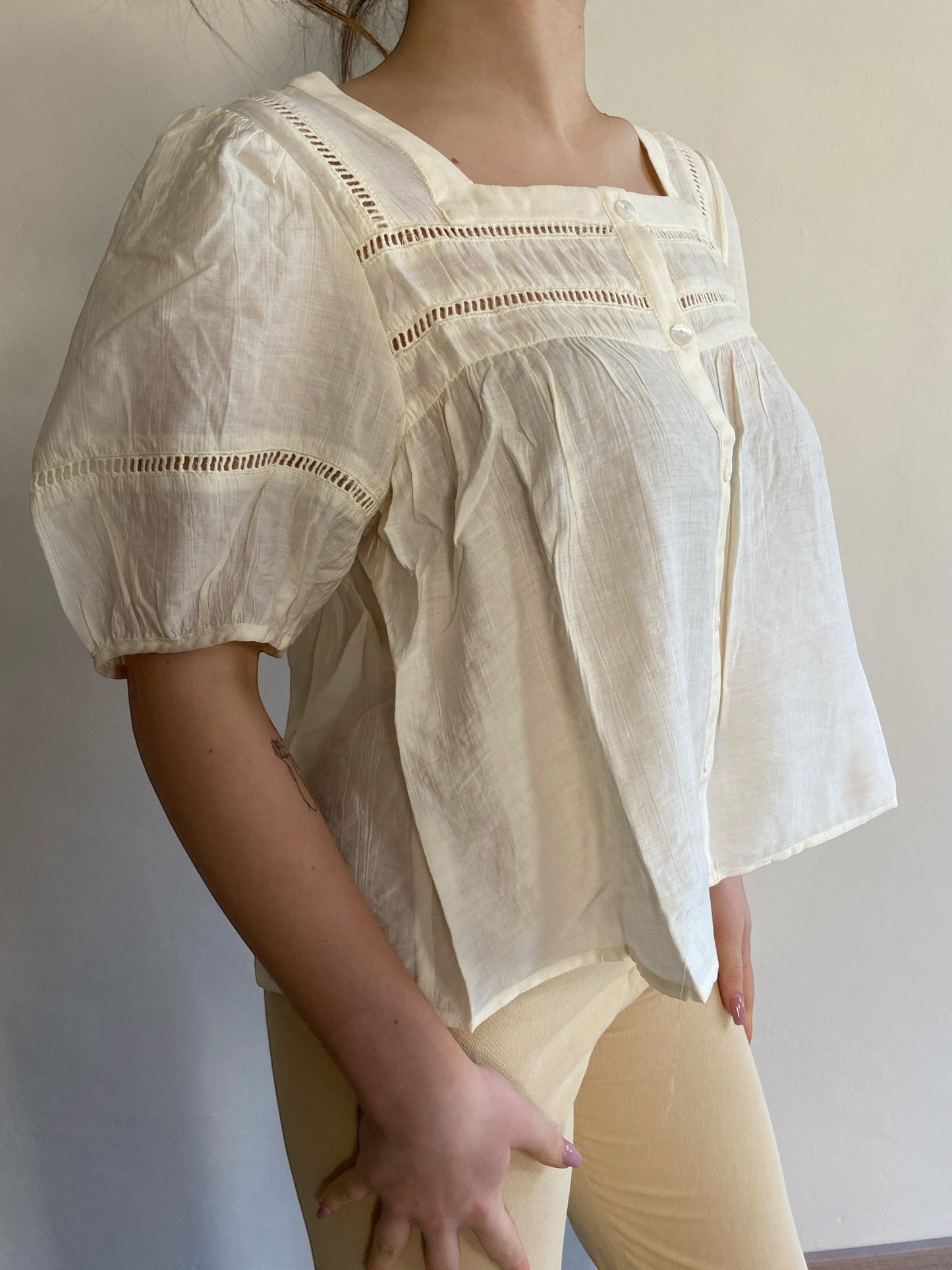 Camicia scollo quadrato CHAINESE art. 76553 ARTLOVE