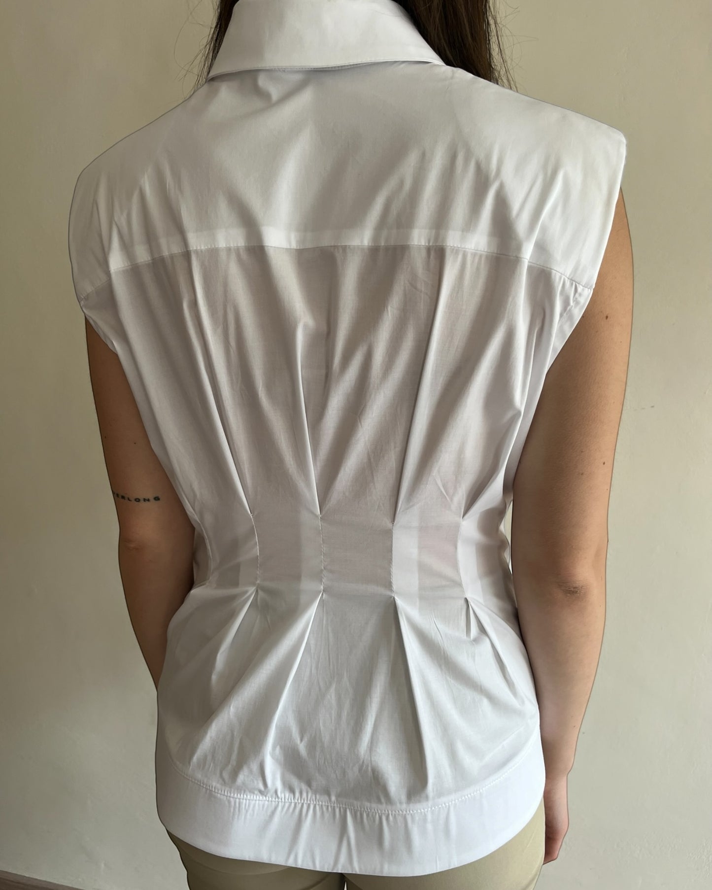 Camicia con peplo art.26C4559 TENSIONE IN
