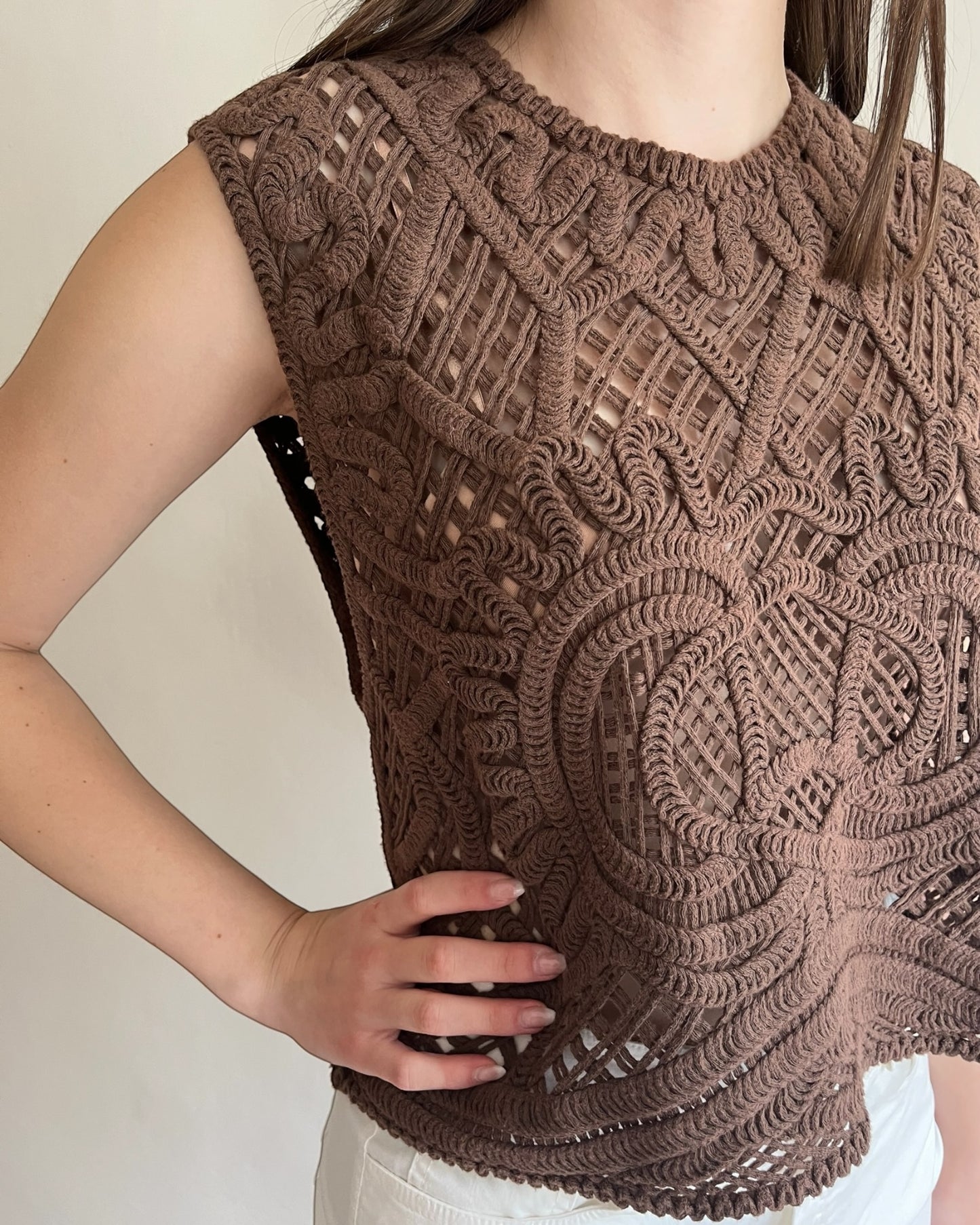 Gilet crochet art. P26/CT2503 MOTEL