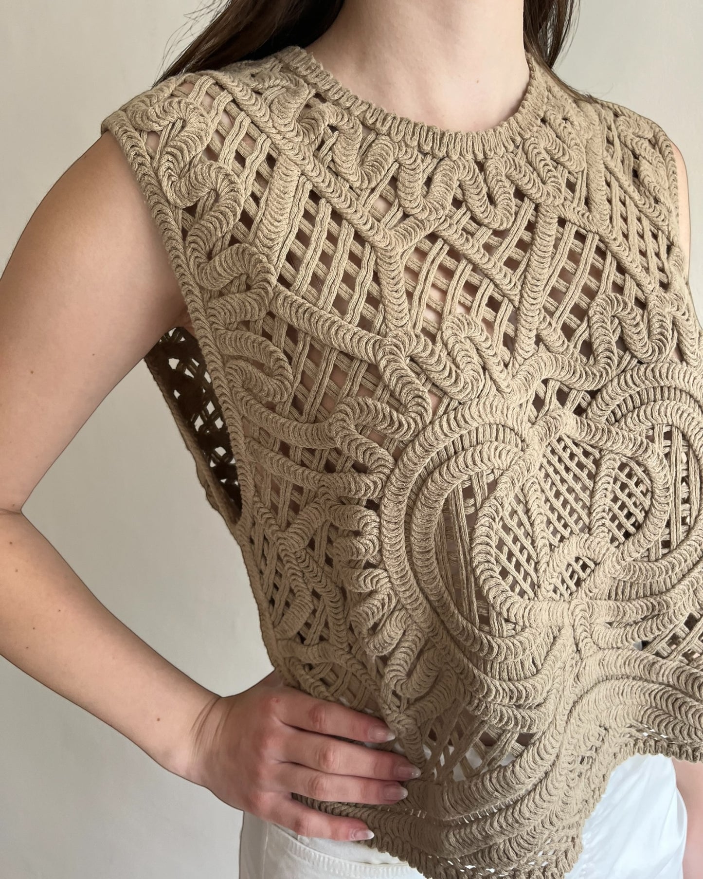 Gilet crochet art. P26/CT2503 MOTEL