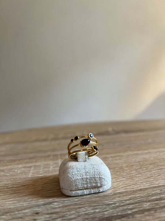 Anello Multistone Onice