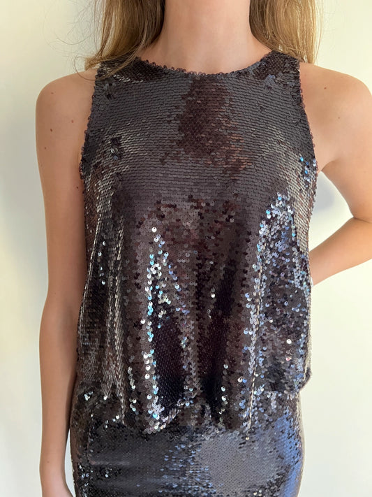 Top paillettes art. W24T620 MOTEL