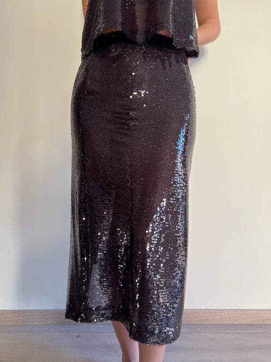 Gonna paillettes art. W24G621 MOTEL