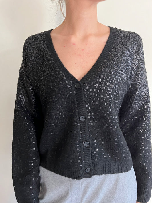 Maglia con paillettes TENSIONE IN HLM174