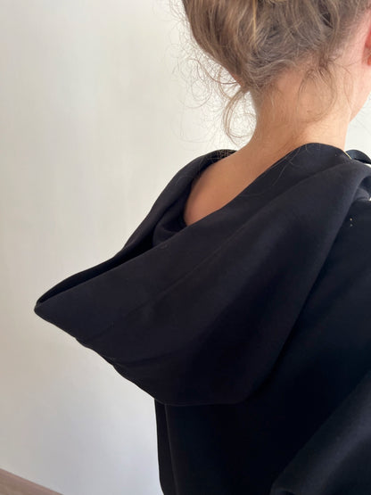 Felpa tuta con cappuccio e cerniera 24054 LUIGIA BUFO