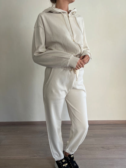 Felpa tuta con cappuccio e cerniera 24054 LUIGIA BUFO