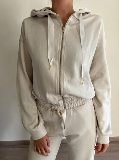 Felpa tuta con cappuccio e cerniera 24054 LUIGIA BUFO