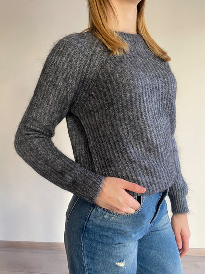 Maglioncino mohair a coste VICOLO 55067S