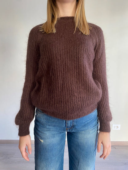 Maglioncino mohair a coste VICOLO 55067S