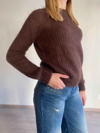 Maglioncino mohair a coste VICOLO 55067S