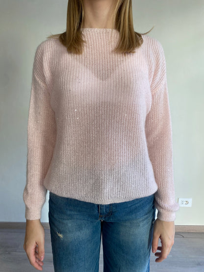 Maglioncino mohair a coste VICOLO 55067S