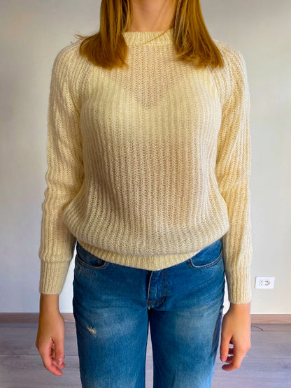 Maglioncino mohair a coste VICOLO 55067S