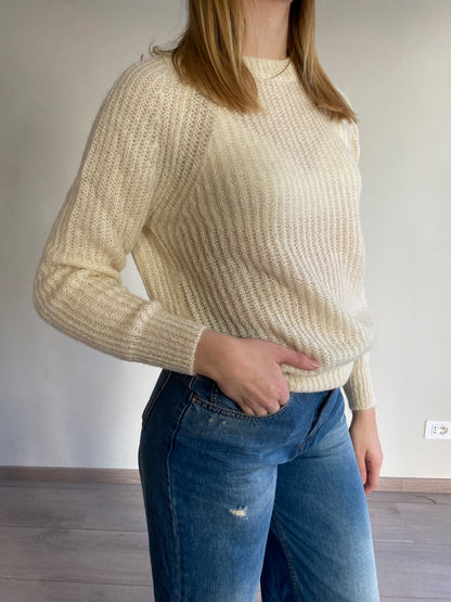 Maglioncino mohair a coste VICOLO 55067S