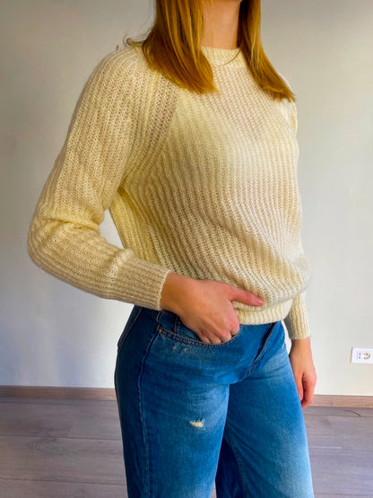 Maglioncino mohair a coste VICOLO 55067S