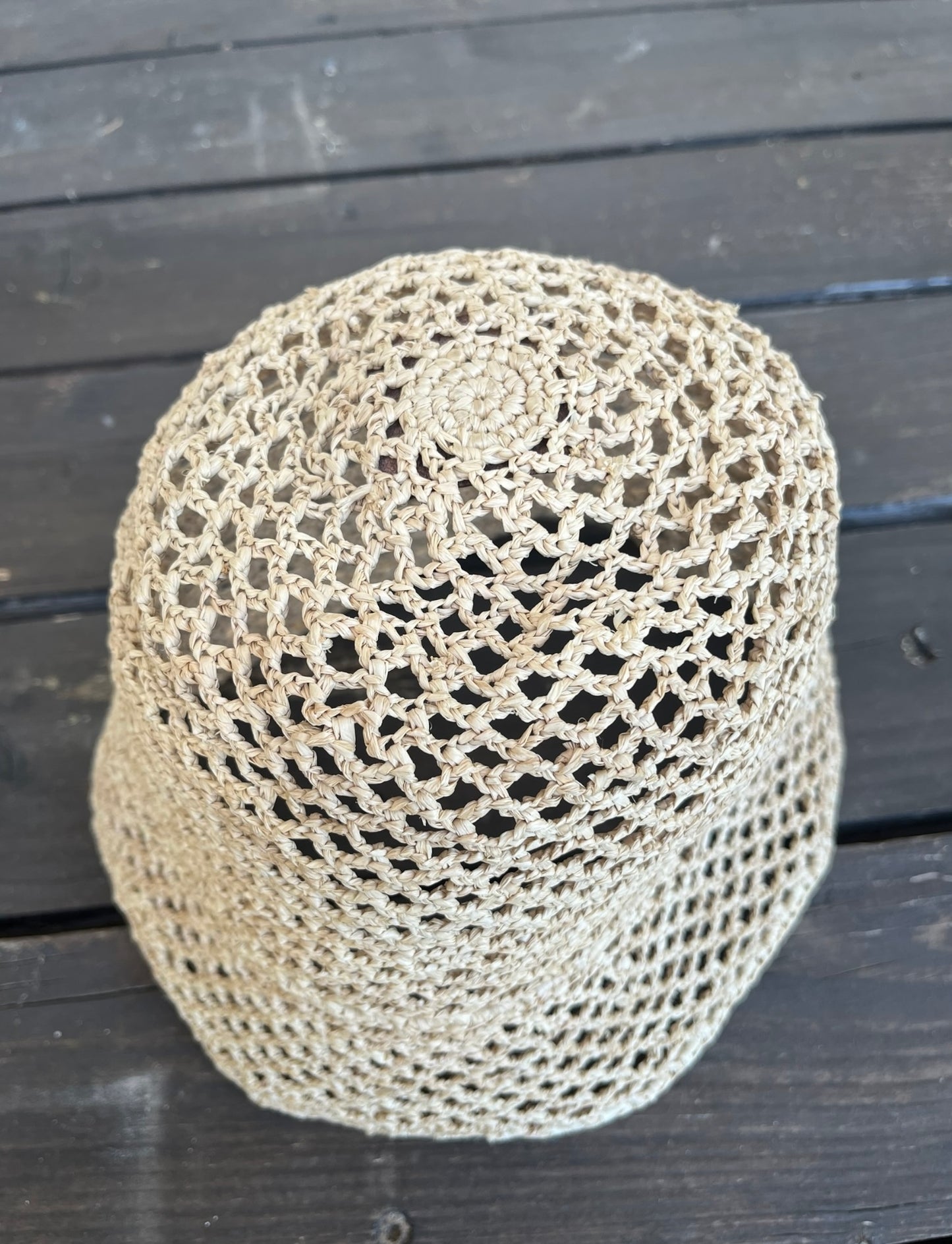 Cappello in rafia naturale art NAURA LIMAIA